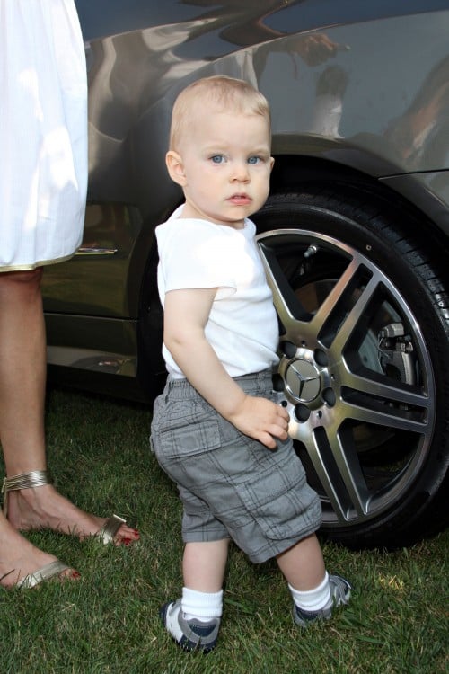 Kyle MacLachlan and Family Attend Mercedes-Benz Polo Challenge