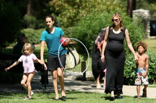 Heidi Klum with her kids
