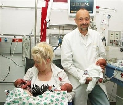 German Mother Welcomes Identical Triplets