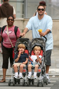 Sean and Jayden Enjoy Ice Cream in Paris