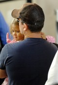 Matt Damon and Family At LAX