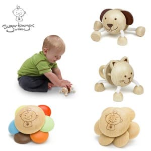 SugarBooger Wooden Rattles: Simple But Clever