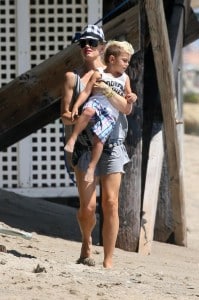 Gwen Stefani with son Kingston
