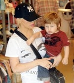 Christina Augilera shops with son Max Bratman