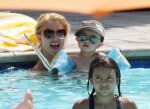 Britney Spears Hangs Out Poolside With Her Boys