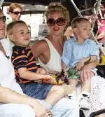 Britney And Her Boys Relax in NYC