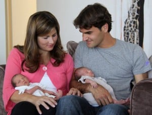 Roger and Mirka Federer Debut Their Twins!