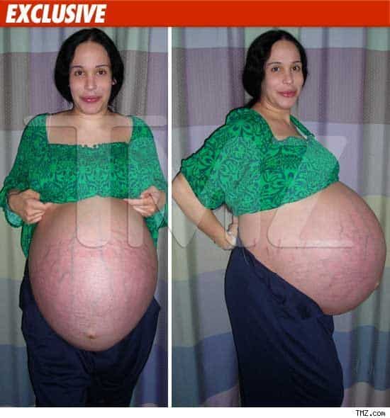 Nadya Suleman While Pregnant With Octuplets