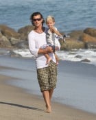 The Rossdales Hit The Beach In Malibu