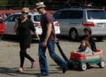 Hugh Jackman Goes Pumpkin Picking With His Family