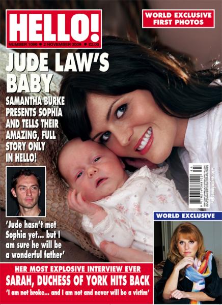Samantha Burke Introduces Us To Sophia, Jude Law's 4th Child