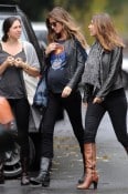 Pregnant Gisele Bundchen out in NYC