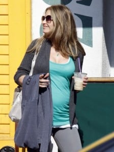 pregnant Rebecca Gayheart work out in LA