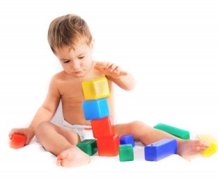 baby stacking blocks