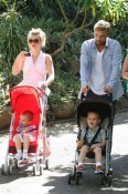 Britney Spears and Jason Trawick in Sydney with Jayden and Sean P