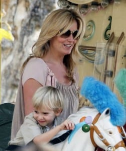 Penny Lancaster and Alastair Ride the Carousel in Cannes