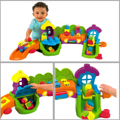 fisher price stack and surprise