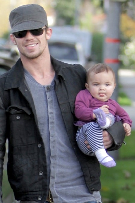 Cam Gigandet with daughter Everleigh in LA
