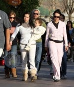 Marc Anthony & Jennifer Lopez spend Christmas Eve at Disneyland with their twins