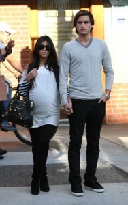 Pregnant Kourtney Kardashian and Scott Disick