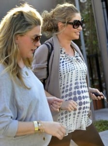 Pregnant Rebecca Gayheart lunches in LA