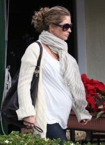 Pregnant Rebecca Gayheart out in LA