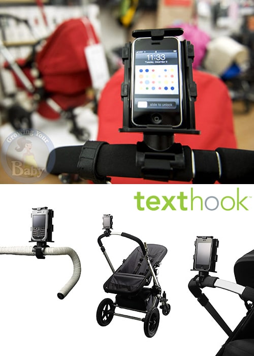 Texthook Smart Phone Holder Allows Parents To Text On-The-Go