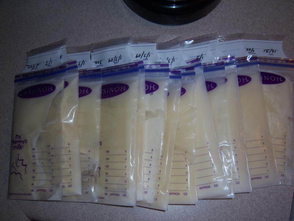 Expressed Breast Milk Ready For Storage
