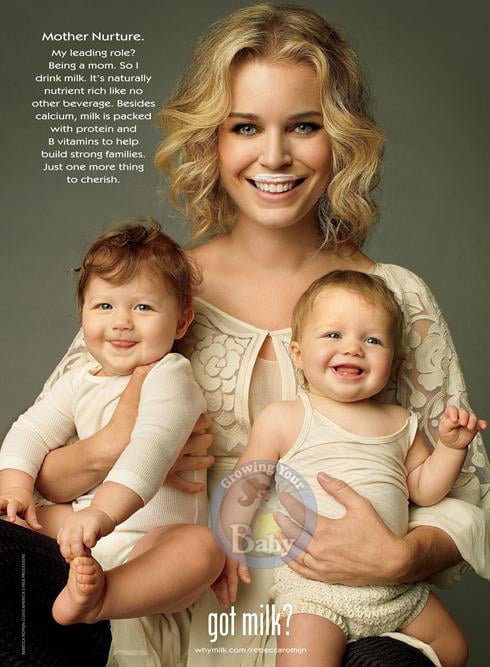 Rebecca Romijn and twin daughter Dolly and Charlie support Great Gallon Give