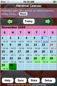Free Menstrual Calendar