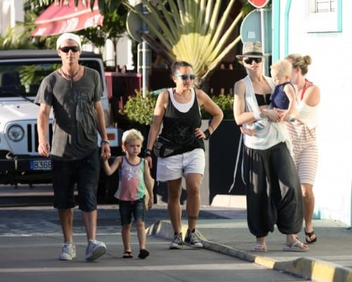 Gwen Stefani and Gavin Rossdale in St. Barts