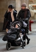 Naomi And Her Boys Bundle Up in NYC