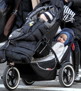 Naomi And Her Boys Bundle Up in NYC