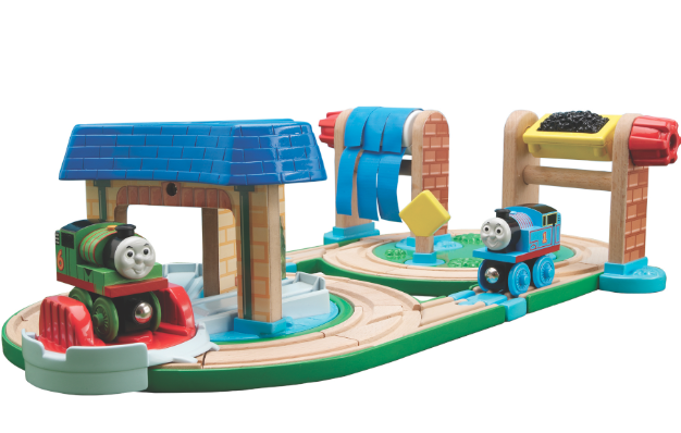 Thomas Wooden Railway Early Engineers Busy Day on Sodor Set 