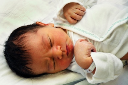 Newborn Baby in Hospital