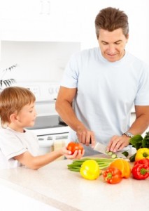 Dad Making Dinner