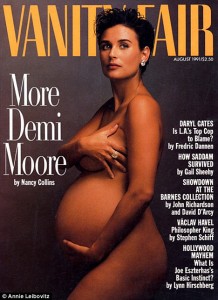 Demi Moore Covers Vanity Fair August 1991