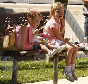 Violet and Seraphina Share A Seat!