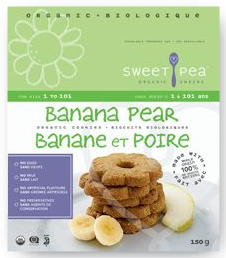 Sweet Pea Banana Pear Cookies