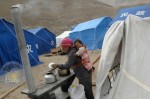 Mom in refugee camp in China's Qinghai province