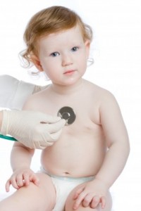 Doctor Examines a Baby