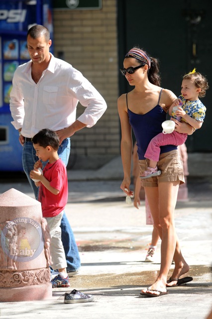 Nigel Barker and Family Enjoy a West Village Playdate