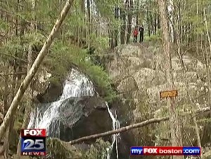 Mom and Baby Survive 35 feet Plunge down a Waterfall