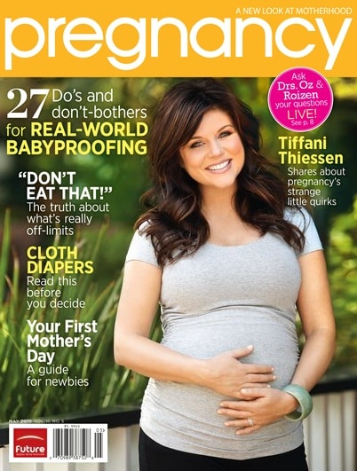 Tiffani Thiessen Covers Pregnancy Magazine