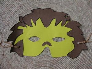Craft Thursday With Lisa Lopez: Completed mask