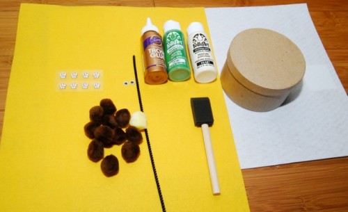 Craft Thursday: Sunflower Treasure Box