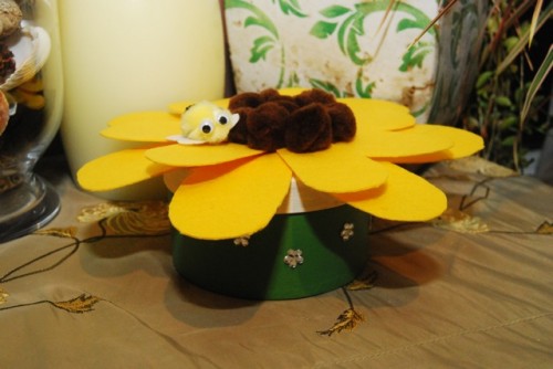 Craft Thursday: Sunflower Treasure Box
