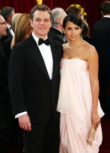 Matt and Luciana Damon