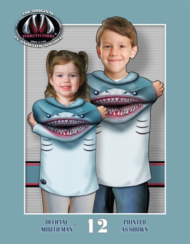 Mouth Man Kids Hoodies - Shark