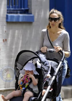 Sarah Jessica Parker with twins Marion and Tabitha